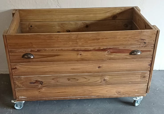 Fire Place Wood Bin on wheels