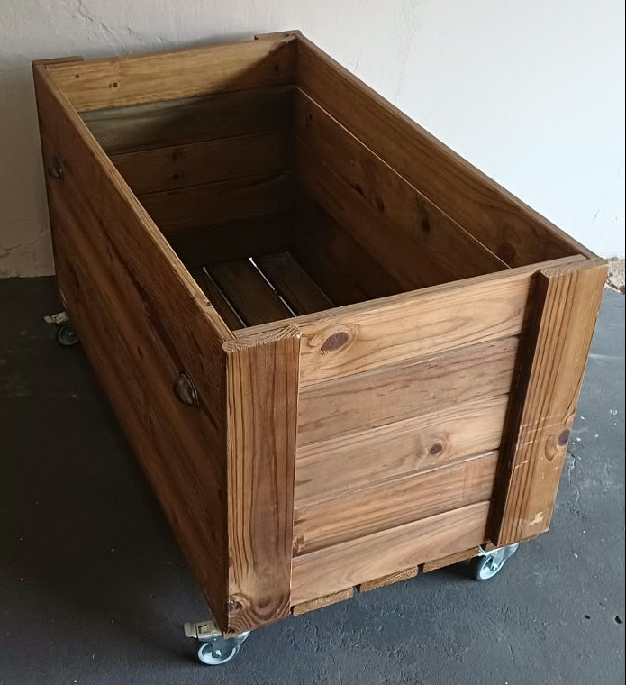 Fire Place Wood Bin on wheels