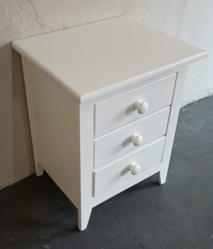 Bedside Table Pine - 3 Draw