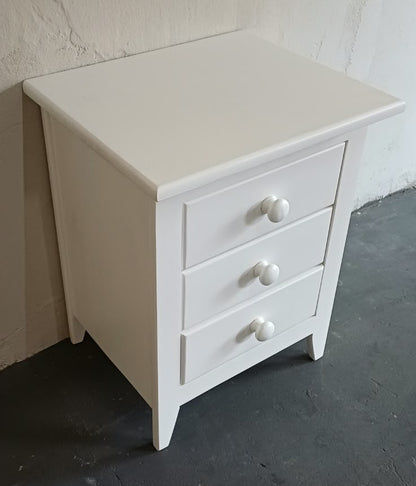 Bedside Table Pine - 3 Draw